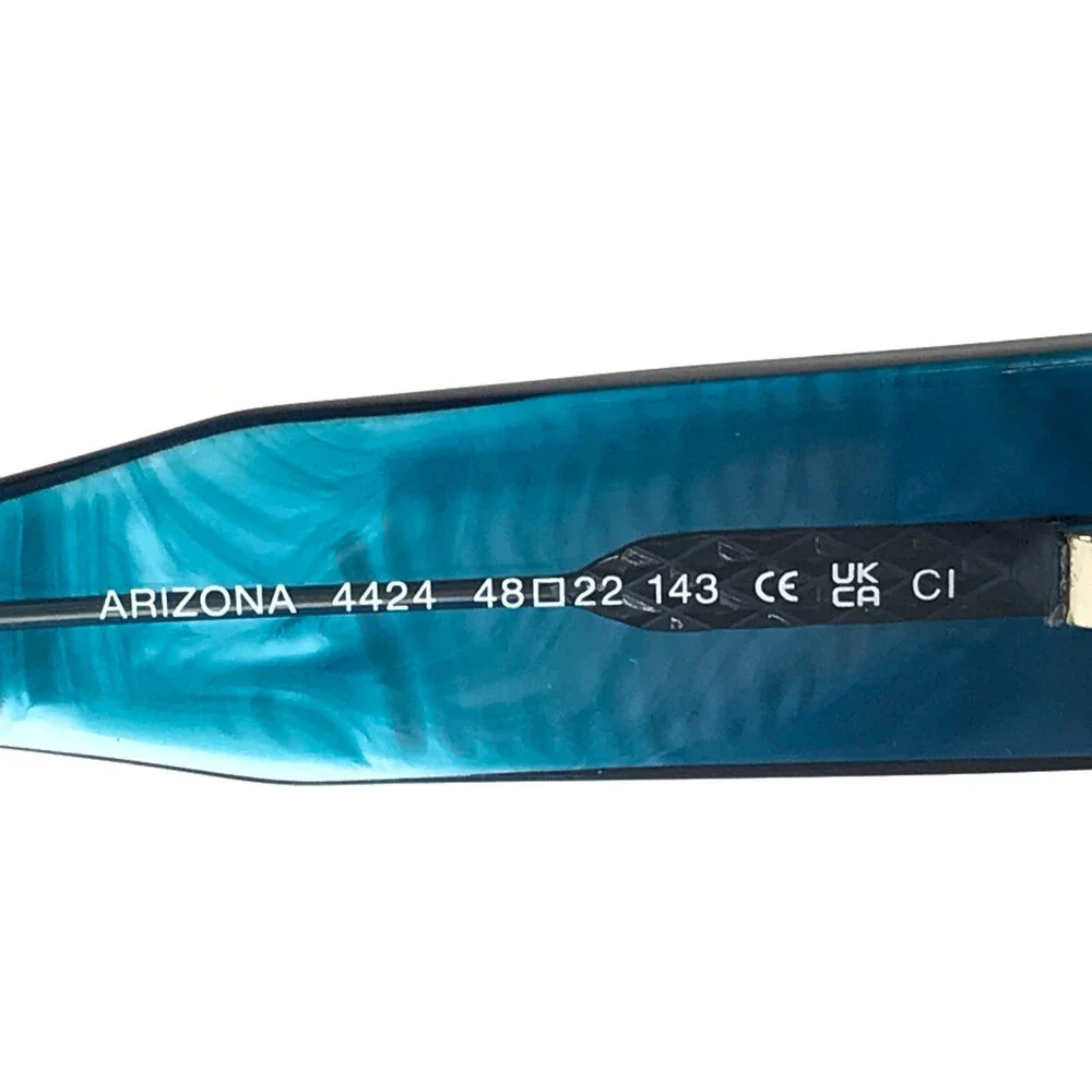 J.F. Rey Eyeglasses Frames ARIZONA 4424 Green Peacock/Turquoise Square 48-22-143
